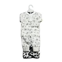 Newborn Baby 9Pcs Fleece Gift Set Black and white