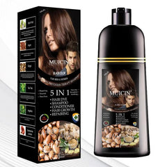 5 In 1 Hair Color Shampoo With Ginger & Argan Oil - Color Refresh & Repair