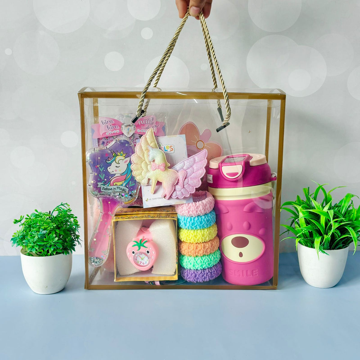 Rainbows & Sparkles hamper box