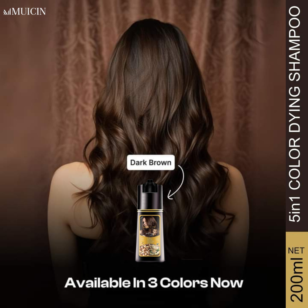 5 In 1 Hair Color Shampoo With Ginger & Argan Oil - Color Refresh & Repair