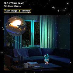 Astronaut Projection Night Light with Rotatable Themes