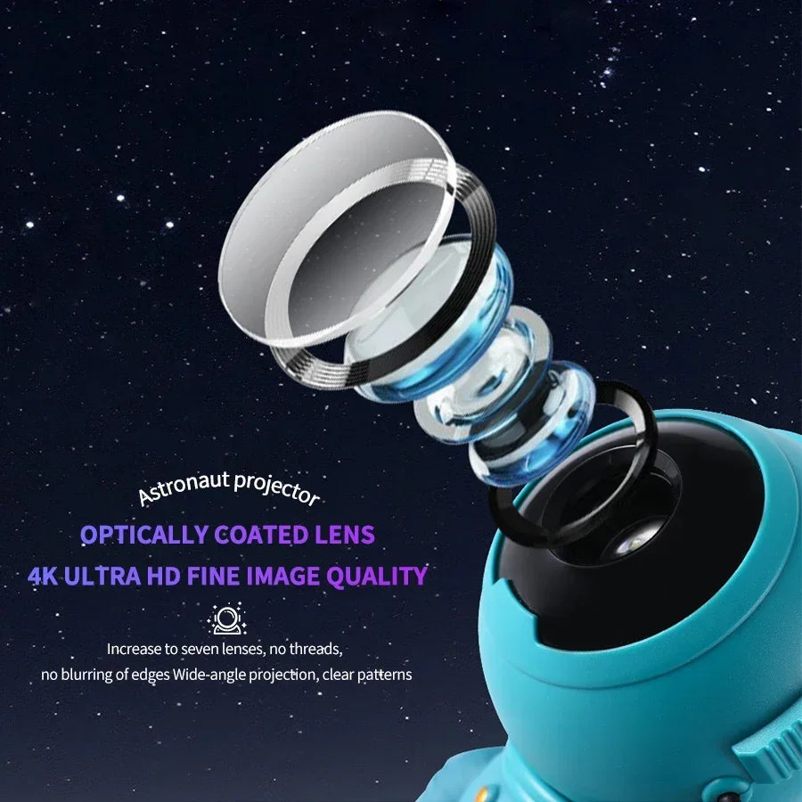 Astronaut Projection Night Light with Rotatable Themes