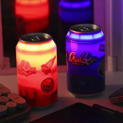 Soda Can Shape LED Desk Lamp with Built-In Sharpener for Kids