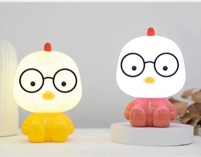 Chicken Design USB Night Lamp with Touch Switch