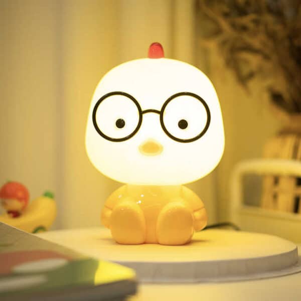 Chicken Design USB Night Lamp with Touch Switch